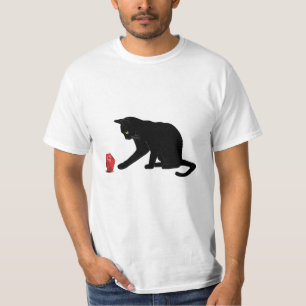 Cat Rolling Dice RPG Role Playing Games T-Shirt