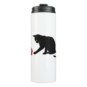Cat Rolling Dice RPG Role Playing Games Thermal Tumbler