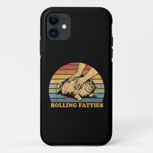 Cat Rolling Fatties Funny iPhone 11 Case