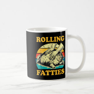 Cat Rolling Fatties Funny For Men Women  Coffee Mug