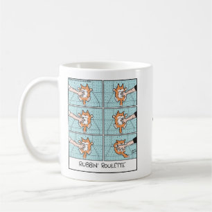 Cat Rubbing Roulet Coffee Mug