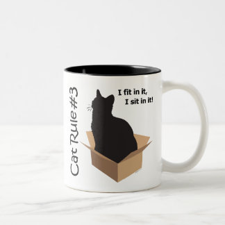 Cat Rule #3 Mugs