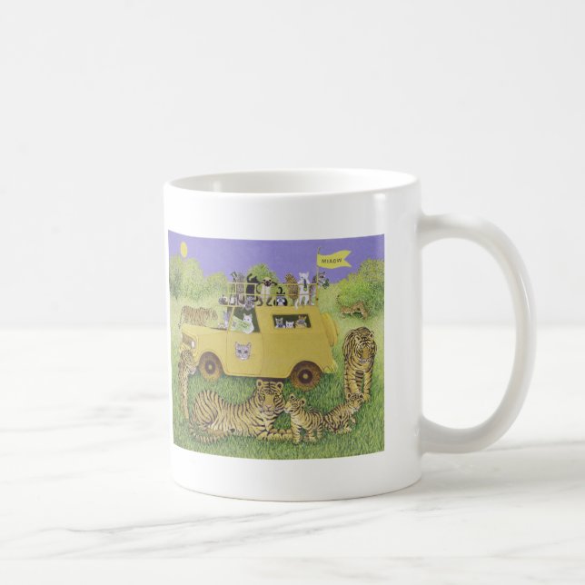Cat Safari Coffee Mug (Right)