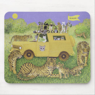 Cat Safari Mouse Pad
