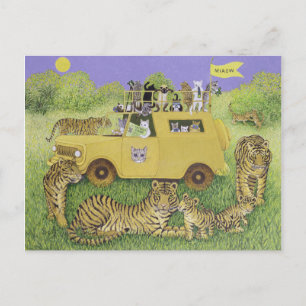 Cat Safari Postcard