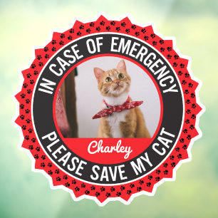 Cat Safety Alert Custom First Responder