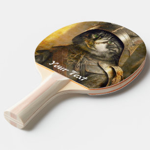 Cat Samurai. Personalise. Ping Pong Paddle