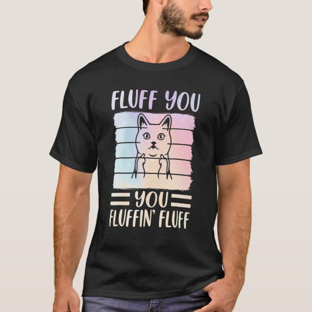Cat Sarcastic Kitten T-Shirt (Front)