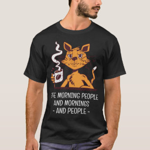 Cat Saying Coffee Espresso Coffee Bean Men Women T-Shirt