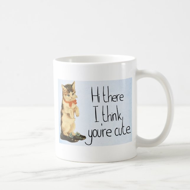 Cat Saying Coffee Mug (Right)