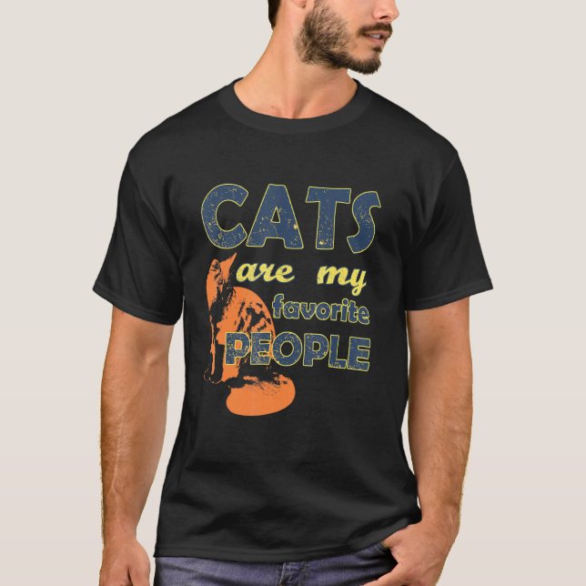 Cat Saying For Cat Owners T-Shirt (Front)
