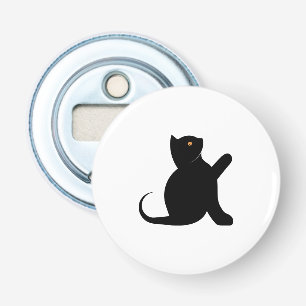 Cat Saying Hello Bottle Opener