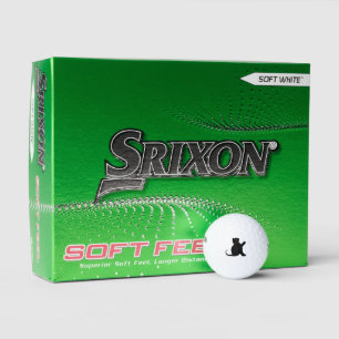 Cat Saying Hello Golf Balls