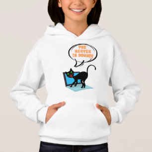 cat saying server is down