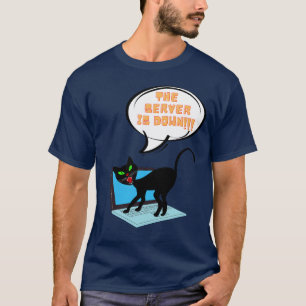 cat saying server is down T-Shirt