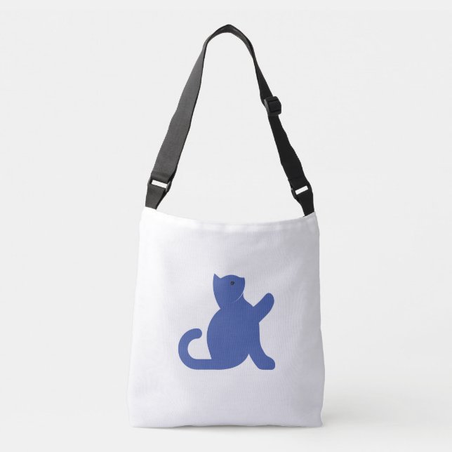 Cat Says Hello Crossbody Bag (Front)