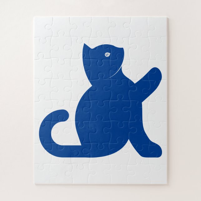 Cat Says Hello Jigsaw Puzzle (Vertical)