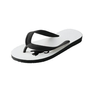 Cat Says Hello Kid's Thongs