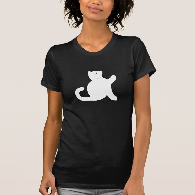 Cat Says Hello T-Shirt (Front)