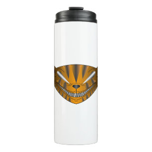 cat scary horror halloween spooky thermal tumbler