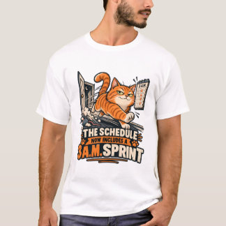 Cat Scheduled A 3 AM Sprint T-Shirt