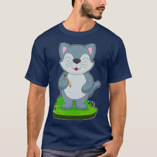 Cat School Pencil T-Shirt