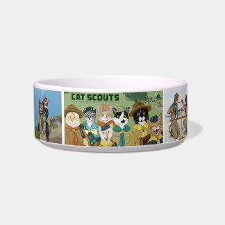 Cat Scouts Official Pet Food Bowl