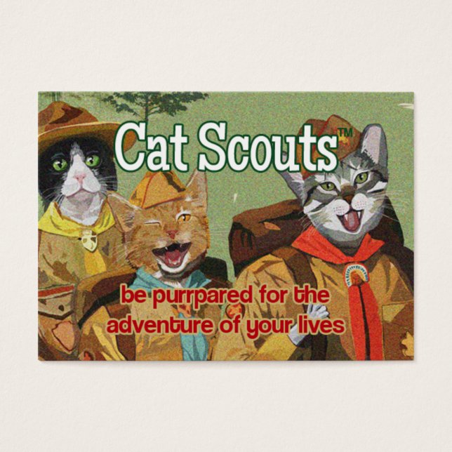 Cat Scouts (TM) membership card (Front)