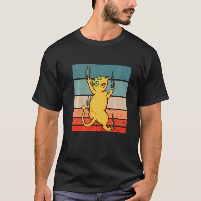 Cat scratches T-Shirt (Front)
