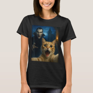 Cat Selfie With A Vamre Funny Cat  T-Shirt