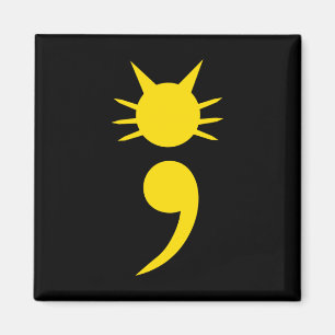 Cat Semicolon May Mental Health Awareness Month Magnet
