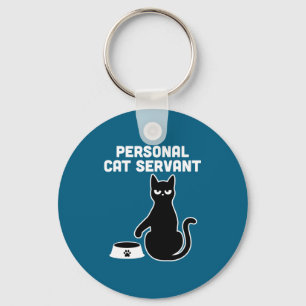 Cat Servant Long Sleeve Illustration Key Ring