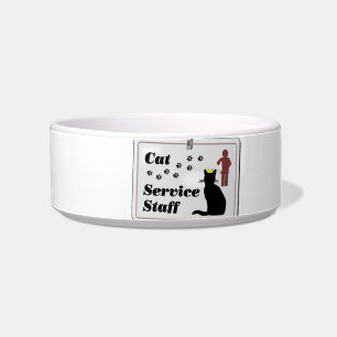 Cat Service Staff Bowl