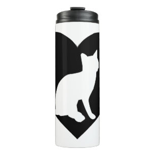 Cat Shirt - Cat in heart for Cat owners Thermal Tumbler