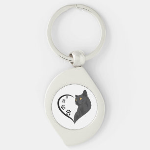 Cat Shirt Cat Shirts For Women Girls Kids Cute Hea Key Ring