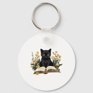 Cat Shirts For Women Book Lover Shirt Cute Cat And Key Ring