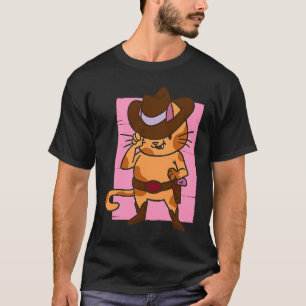 cat shoose gun T-Shirt