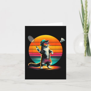 Cat Shuttle Badminton For Men Women Card
