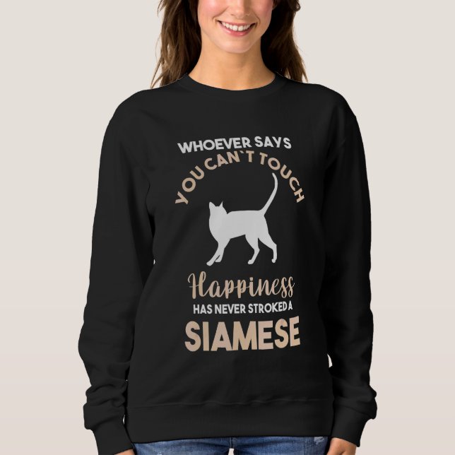 Cat Siamese 5 Sweatshirt (Front)
