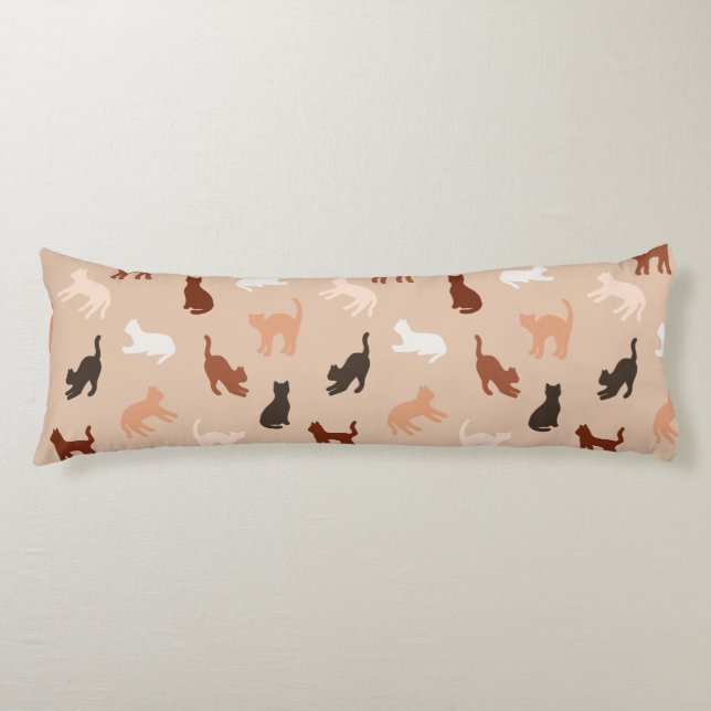 Cat silhouette body cushion (Front)