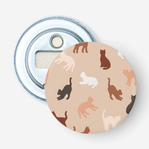 Cat silhouette bottle opener