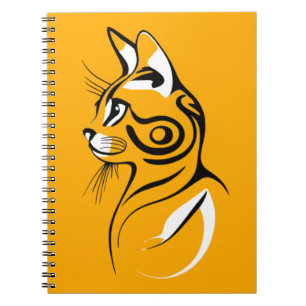Cat silhouette notebook