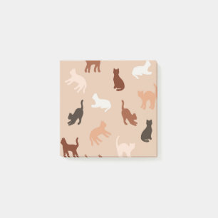 Cat silhouette post-it notes