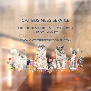 Cat Sitter Service Pet Groomer Cute Veterinary