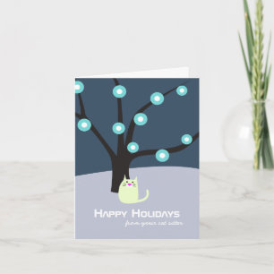 Cat Sitter's Holiday Card