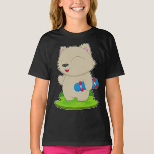 Cat Skater Skateboard T-Shirt