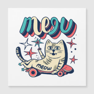 Cat Skating Meow