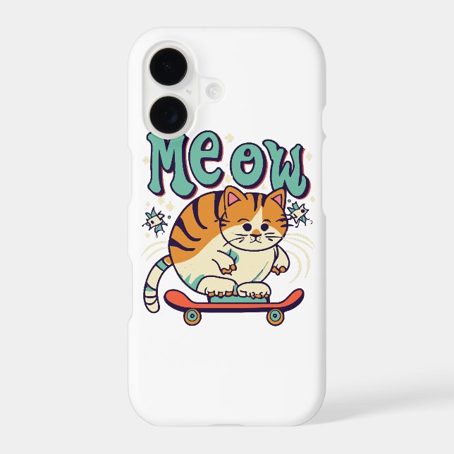 Cat Skating Meow (Back)
