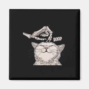 Cat Skeleton Hand Boop Halloween Pet Women Girls K Magnet