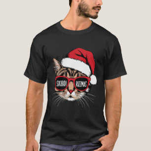 Cat Skibidi Rizzmas Christmas Rizz Santa Claus Cha T-Shirt